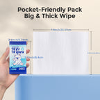 Flushable Wet Wipes with Probiotics Fragrance Free Sewer Safe Soft Thick Plant-Based Disposable Wipes for Personal Care Incontinence Travel Camping Available in Multiple Pack Sizes
