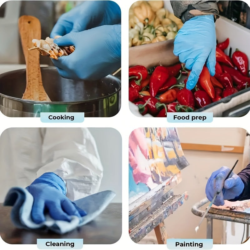 Anti-Slip Disposable Finger Gloves Bulk Pack 200/500/1000pcs S M L, Rubber Fingertip Grip for Aquarium Cleaning Pet Care Sorting Office Use