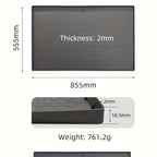 Under Sink Mat Waterproof 34x22 Inch - Silicone Cabinet Liner Drip Tray for Kitchen & Bathroom, Shelf Protector Organizer for Under Sink Storage, Large & Gray Options