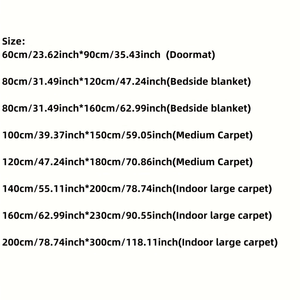 Bohemian Floral Velvet Area Rug Non-Slip Shedding-Resistant Machine Washable 100% Polyester Floor Mat for Living Room Bedroom Kitchen Office Multiple Sizes