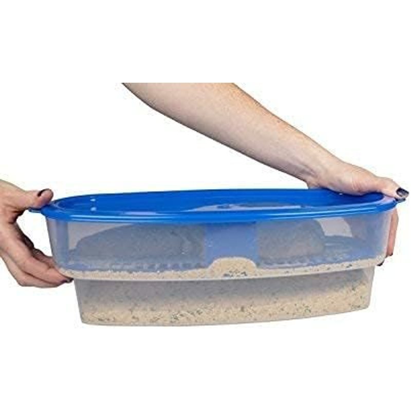 XL Mess-Free Breading Station Batter Bowl – All-in-One Breading Tool with Airtight Lid, Pour In Seasoning & Shake, Dishwasher Safe for Frying Fish, Chicken, Meat & Vegetables at Home or BBQ