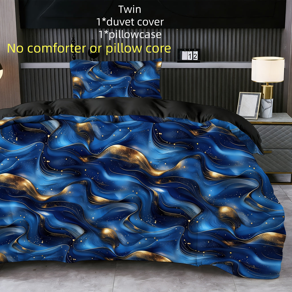 Floral Botanical Duvet Cover Set Reversible Ultra-Soft Microfiber with Pillowcases Twin Full Queen King 3 Colors