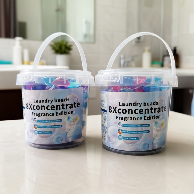 5-in-1 Scented Laundry Pods 7.05oz or 21.16oz – Premium Long-Lasting Aroma Detergent Beads, 12g Pre-Measured Pods Wash 8–12 Items, Powerful Stain Remover Fabric Cleaner