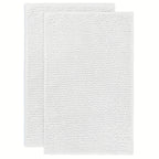 Chenille Bathroom Rug Extra Soft Absorbent Bath Mats for Bathroom Floor – Non-Slip, Water Absorbent, Machine Washable Bath Mat