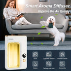 Essential Oil Diffuser and Humidifier USB Powered Auto Shut-Off Quiet Compact Aromatherapy for Home Bedroom Bathroom Office with Essential Oil Sets Hilton Shangri-La Gardenia Ocean Encounter