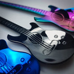 Guitar-Shaped Stainless Steel Teaspoon Set of 6 in Random Colors – Food Safe 304 Steel Novelty Coffee Tea Spoons for Music Lovers, Gifts & Fun Table Settings