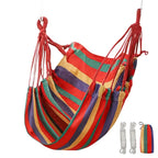 Portable Outdoor Hammock Swing Chair – Sturdy & Comfortable Hanging Chair for Patio, Backyard, Camping & Garden | Blue, Red, Black, White