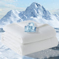 Cooling Blanket for Hot Sleepers – Breathable Lightweight Bedspread with Cooling Technology | All-Season, Machine Washable | Twin, Queen & King | White, Grey, Beige, Light Blue, Navy Blue