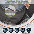 Dryer Vent Cleaning Kit with Flexible Vacuum Hose & Lint Brush Set – Fits Most Vacuums, Removes Lint Buildup Fast, Essential Home Laundry Maintenance Tool for Fire Safety