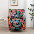 Stretch Armchair Slipcover 1pc - Mid Century Modern Accent Chair Cover with Arms Soft Furniture Protector for Living Room Office Reception Reading Machine Washable