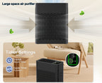 HEPA Air Purifier for Large Rooms Up to 1095 Sq Ft – PM2.5 Display, Air Quality Sensor, Auto Mode & Timer, Home Office Family Room Air Cleaner, Black White Grey Silver