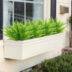 UV-Resistant Artificial Boston Ferns Bulk Set 20pcs – Faux Outdoor Fern Plants for Home, Office, Garden, Patio & Yard Decor, Realistic Lifelike Plastic Greenery