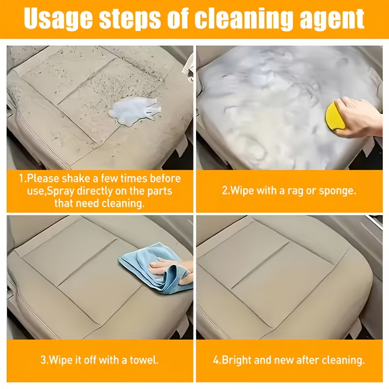Citral-Infused Foam Cleaner Mousse – Fast-Acting Multi-Purpose Degreaser for Kitchen Stoves, Bathroom, Floors & Car Interiors | Cling Foam Formula