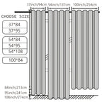 Outdoor Curtain Panels for Patio Gazebo Porch – Weather-Resistant, Light-Filtering Sun Block Privacy Drapes, 4 Panels, Multiple Sizes & Colors