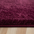 Shaggy Plush Area Rug Soft Non-Slip Fluffy Floor Carpet for Living Room Bedroom Bedside 6 Colors 4 Sizes
