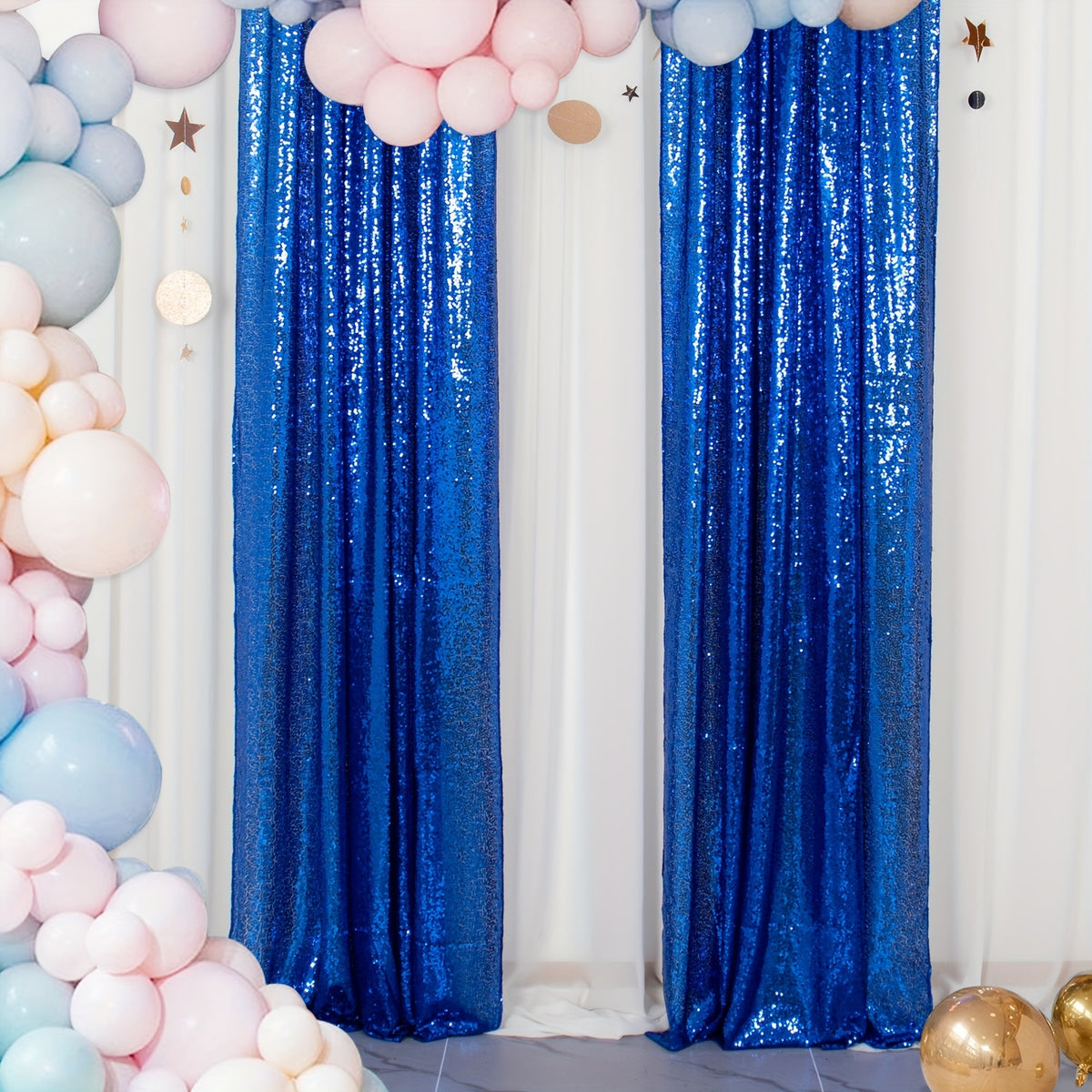 Sequin Curtain Backdrop Panels 24x84 Inches Set of 2 – Glitter Shimmer Party Backdrop for Weddings Birthdays Baby Showers Proms & Photo Booths, 31 Colors