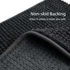 Super-Absorbent Microfiber Dog Door Mat, Slip-Resistant Washable Pet Rug, Quick-Dry Mud & Paw Trapping, Machine Washable Indoor Outdoor Entrance Mat
