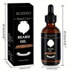 Sandalwood Beard Care Essential Oil 30ml, Plant-Based Beard Oil for Men, Moisturizes Softens & Smooths Facial Hair for a Polished Well-Groomed Look