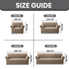 Spandex Stretch Sofa Cover Non-Slip Washable Couch Slipcover for 1 2 3 Seater Elastic Furniture Protector Pet & Kid Friendly Living Room Bedroom Home Decor
