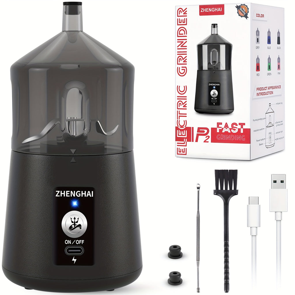 P2 Portable Electric Spice Grinder 150W – USB-C Rechargeable, Pulse Mode, Fast Grinding for Spices & Herbs | Travel Size | 5 Colors