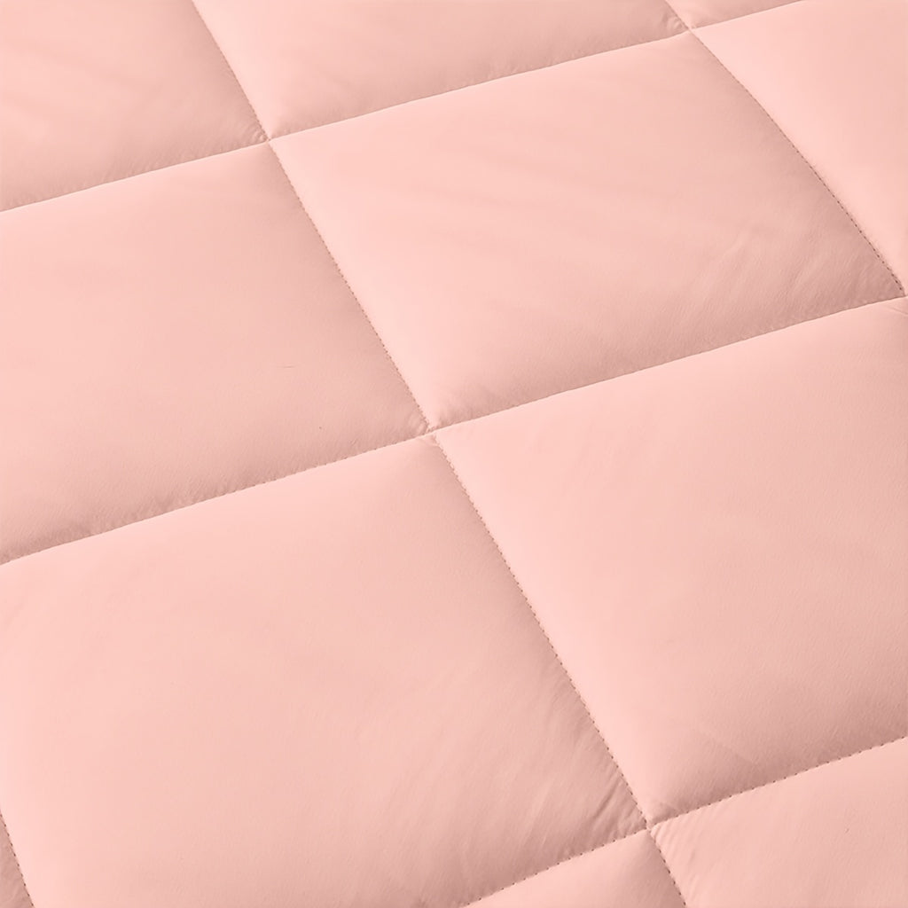 Bed in a Bag 7-Piece Double-Sided Checked Comforter Set – Ultra Soft Fluffy All Season Bedding with Flat Sheet Fitted Sheet Pillowcases Shams, Twin XL Full Queen King