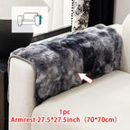 Plush Gradient Velvet Sofa Cover 450-500gsm Super Soft Warm Winter Pet Friendly Non-Slip Machine Washable Modern Style 1 2 3 4 Seater Living Room Couch Protector