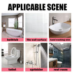 Bathtub & Bathroom Cleaner Paste with Towel, Glass Restorer & Stain Remover, Deep Clean Luster-Restoring Formula for Tub Tile Sink Shower Glass Surfaces