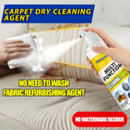 Carpet & Fabric Foam Cleaner Stain Remover 10.14 oz, Multi-Purpose Upholstery Cleaning Foam for Sofas Car Interiors Carpets Mattresses & Tablecloths, Safe Gentle Formula