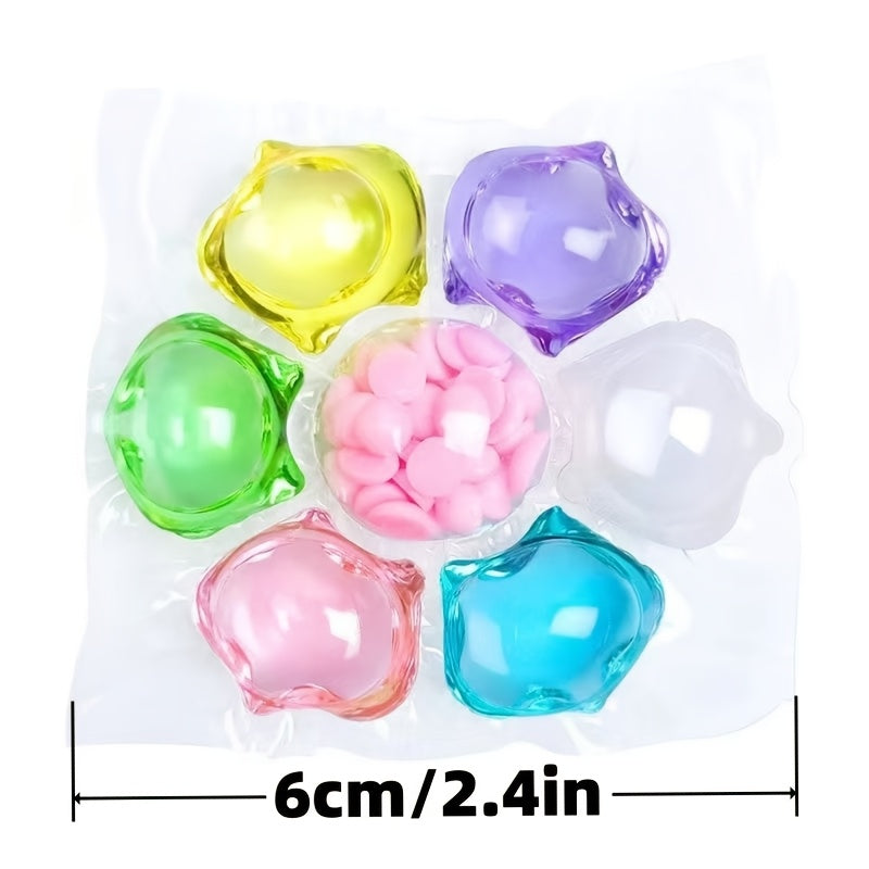 Laundry Detergent Pods 7-in-1 Long-Lasting Fragrance Deep Clean Anti-Static Soft Clothes Scented Laundry Beads Concentrated Dissolve Fast 170g 270g 670g